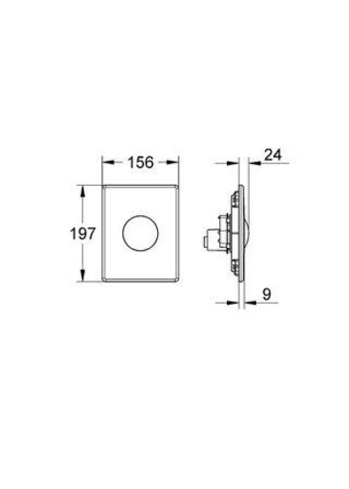 Кнопка смыва Grohe SKATE 38573000
