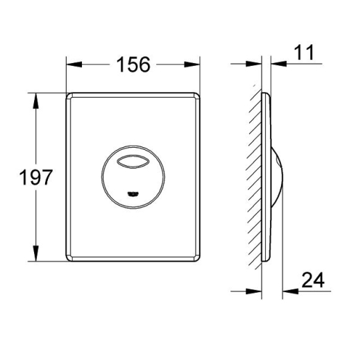 Кнопка змиву Grohe Skate 38862000