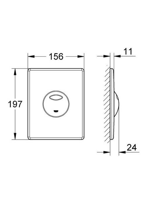 Кнопка змиву Grohe Skate 38862000