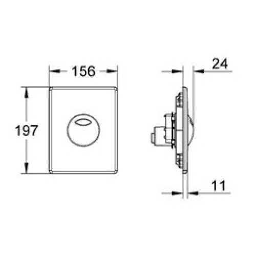 Кнопка змиву Grohe Skate 38862SD0