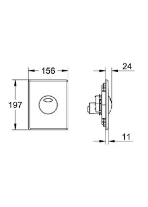 Кнопка змиву Grohe Skate 38862SD0