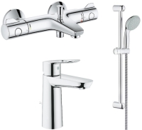 Набір змішувачів для ванної GROHE BauLoop + Grohtherm 34550TM