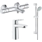 Набір змішувачів для ванної GROHE BauLoop + Grohtherm 34550TM