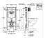 Інсталяційна система Grohe RAPID SL для підвісного унітазу, 38721001