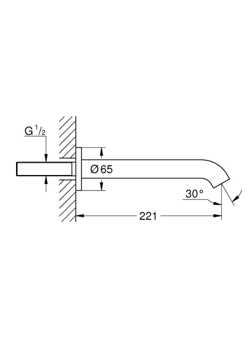 Вилив для ванни Grohe Essence (13449DL1)