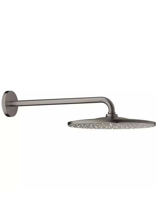 Верхній душ із душовим кронштейном 2 режими струменя Grohe Rainshower 310 Mono 26558AL0 Графіт матовий