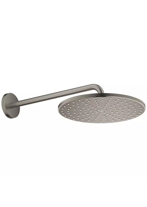 Верхній душ із душовим кронштейном 2 режими струменя Grohe Rainshower 310 Mono 26558AL0 Графіт матовий