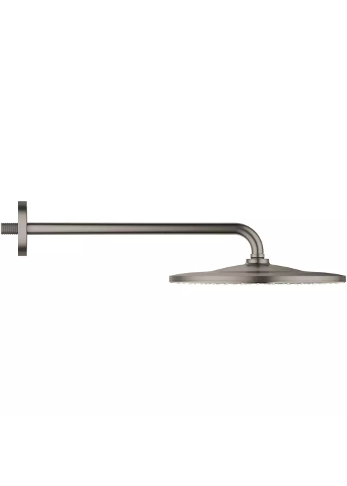 Верхній душ із душовим кронштейном 2 режими струменя Grohe Rainshower 310 Mono 26558AL0 Графіт матовий