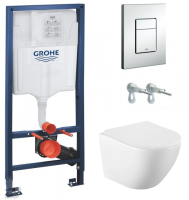 Комплект: унітаз підвісний Volle Amadeus з сидінням + інсталяція Grohe Rapid SL Rapid SL (38772001+1313.001000)