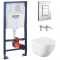 Комплект: унітаз підвісний Volle Amadeus з сидінням + інсталяція Grohe Rapid SL Rapid SL (38772001+1313.001000)