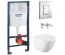 Комплект: унітаз підвісний Volle Amadeus з сидінням + інсталяція Grohe Rapid SL Rapid SL (38772001+1313.001000)