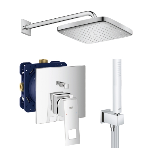 Душова система прихованого монтажу зі змішувачем Grohe Eurocube New Tempesta 250 UA26415SC3