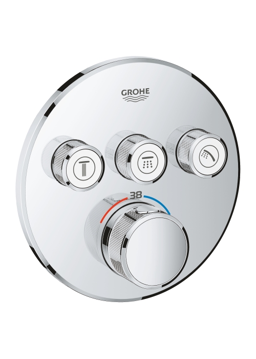 Душова система прихованого монтажу з термостатом Grohe Grohtherm SmartControl UA3461402L