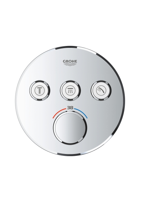 Душова система прихованого монтажу з термостатом Grohe Grohtherm SmartControl UA3461402L