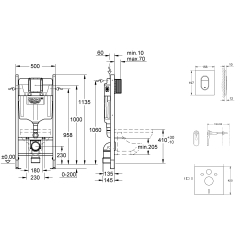 Система інсталяції для унітазу 4 в 1 Grohe Rapid SL UA3884400A