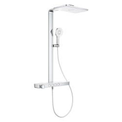 Душова система GROHE Rainshower Aqua Pure з термостатом для настінного монтажу, хром (1009610000)