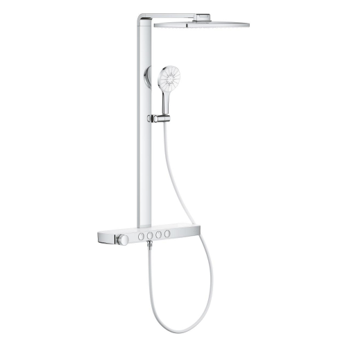 Душова система GROHE Rainshower Aqua Pure з термостатом для настінного монтажу, хром (1009610000)