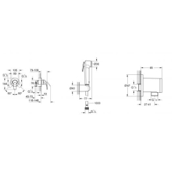 Набір гігієнічного душу GROHE BauCurve UA11104401