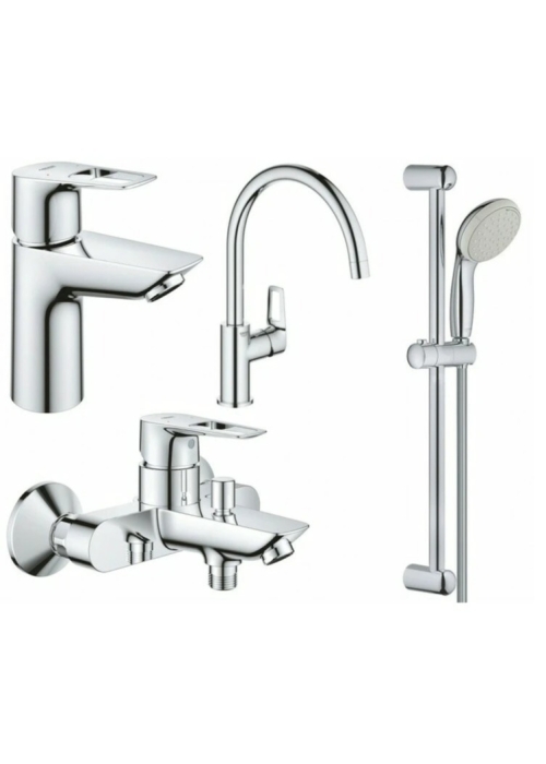 Комплект змішувачів з кухонним змішувачем GROHE BauLoop UA123225K0 (23337000 + 23603000 + 27598001 + 31368000)