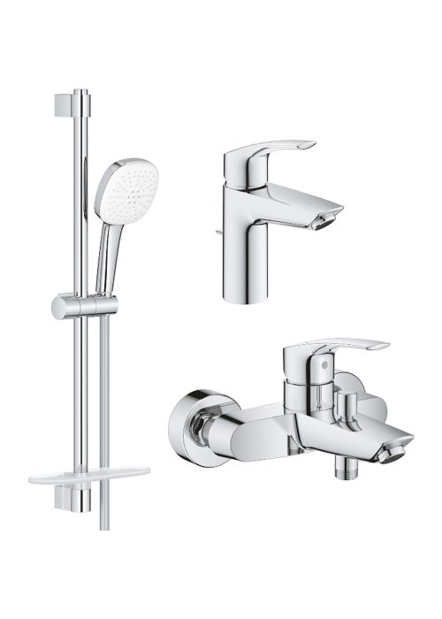 Набор смесителей Grohe Eurosmart 3 в 1, для ванной (UA123238S3)