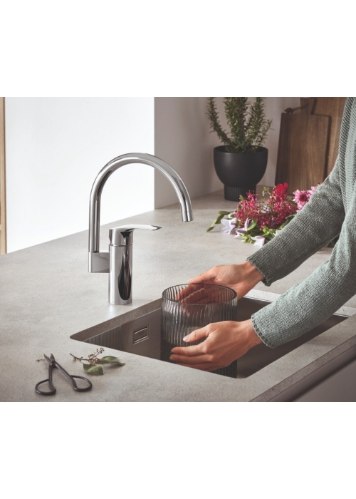 Комплект змішувачів для ванни + змішувач для кухні Grohe Eurosmart New UA123248UH