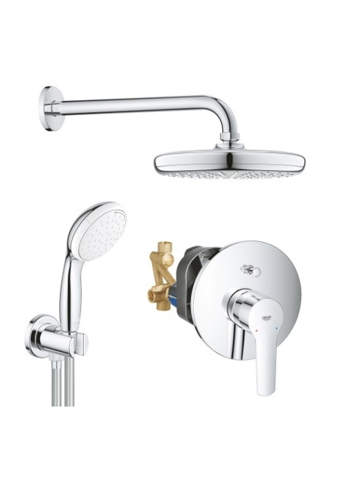 Душова система прихованого монтажу зі змішувачем Grohe QuickFix Start&Vitalio Start 210 UA202802R2