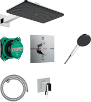 Душевая система скрытого монтажа Hansgrohe Raindance Alive Q 210/340 1jet, 24620000 Chrome