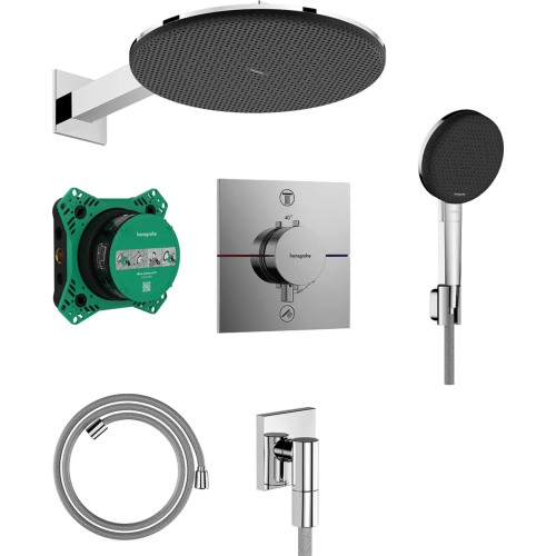 Душова система прихованого монтажу Hansgrohe Raindance Alive S 300 1jet, 24630000 Chrome