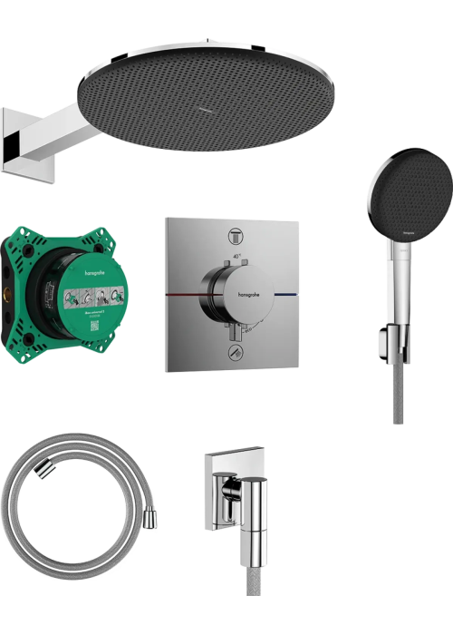 Душевая система скрытого монтажа Hansgrohe Raindance Alive S 300 1jet, 24630000 Chrome