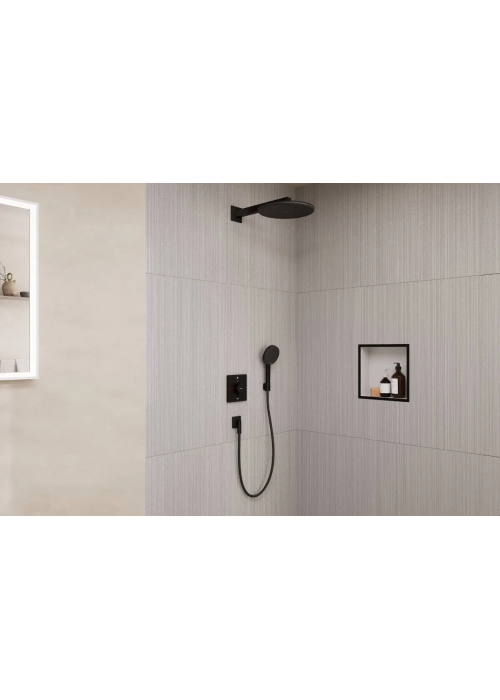 Душевая система скрытого монтажа Hansgrohe Raindance Alive S 300 1jet, 24630670 Black Matt