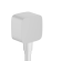 Душова система прихованого монтажу Hansgrohe ShowerSelect Comfort E HighFlow, Matt White 15574700+01800180+24150700+24301700+26457700