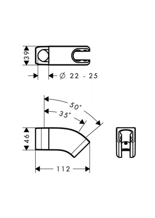 Держатель для душа HANSGROHE Reno 27992002