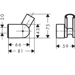 Держатель для душа HANSGROHE Porter Vario 28328000