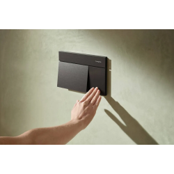Кнопка смыва для инсталляции hansgrohe iFrame Element E 66003340, черный хром