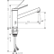 Змішувач кухонний Hansgrohe Zesis M33 150 1jet Matt Black 74802670 (Пошкоджене пакування)