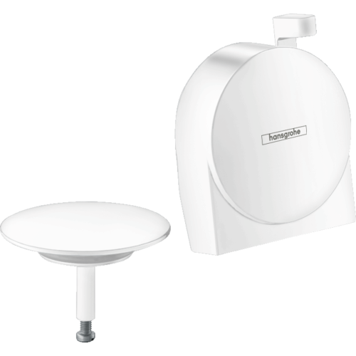 Внешняя часть сифона для ванны Hansgrohe Exafill S Matt White 58117700