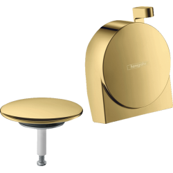 Внешняя часть сифона для ванны Hansgrohe Exafill S Polished Gold Optic 58117990