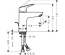 Змішувач для раковини Hansgrohe Logis 100 71100000