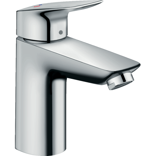 Змішувач для раковини Hansgrohe Logis 100 Coolstart без донного клапана 71103000