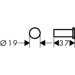 Гачок Hansgrohe Logis Universal 41711000