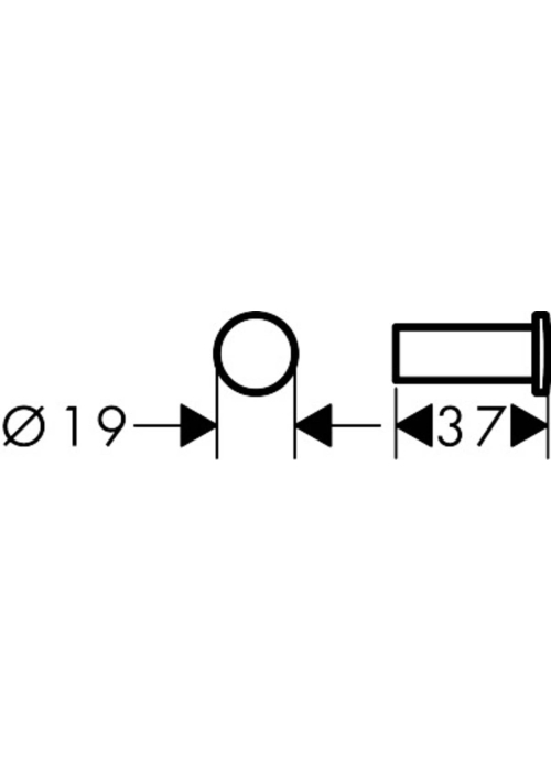 Гачок Hansgrohe Logis Universal 41711000