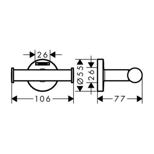 Набір аксесуарів Hansgrohe logis, 41723444