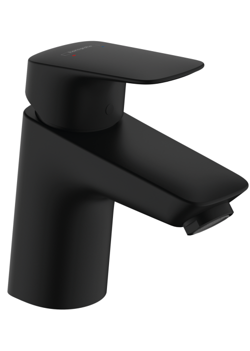 Змішувач Hansgrohe Logis 70 для умивальника з донним клапаном push-open, Matt Black (71077670)