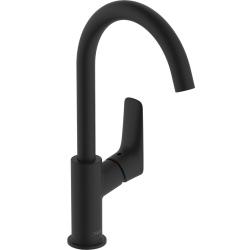 Смеситель Hansgrohe Logis 210 для умывальника, Matt Black (71130670)