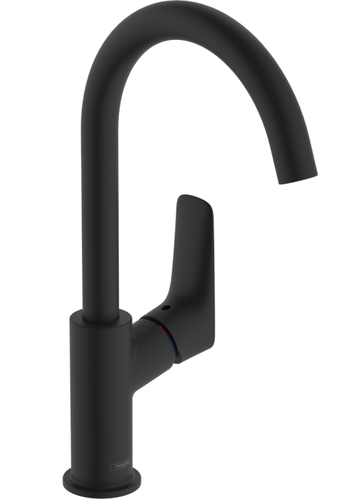 Смеситель Hansgrohe Logis 210 для умывальника, Matt Black (71130670)