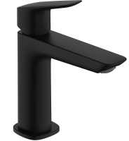 Смеситель Hansgrohe Logis Fine 110 для умывальника CoolStart с донным клапаном pop-up, Matt Black (71254670)