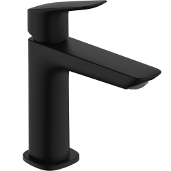 Смеситель Hansgrohe Logis Fine 110 для умывальника CoolStart с донным клапаном pop-up, Matt Black (71254670)