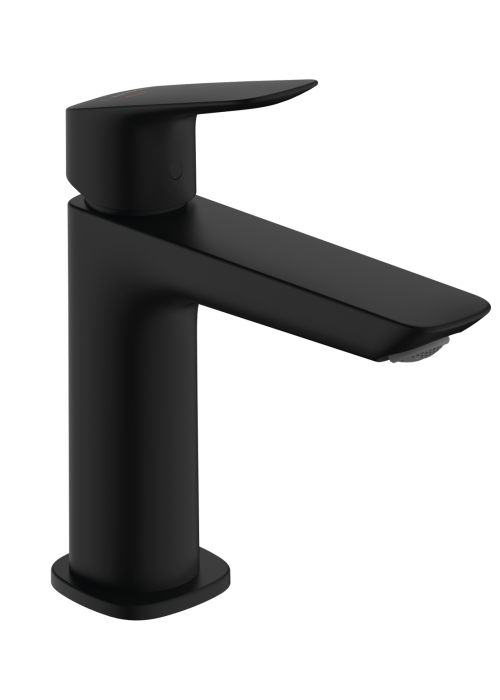 Смеситель Hansgrohe Logis Fine 110 для умывальника CoolStart с донным клапаном pop-up, Matt Black (71254670)