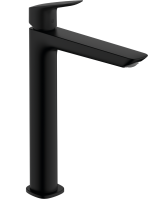 Смеситель Hansgrohe Logis Fine 240 для умывальника с донным клапаном pop-up, Matt Black (71257670)