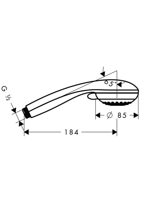 Ручной душ Hansgrohe Marin Vario 100, 28378000